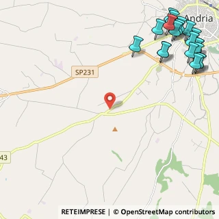 Mappa STRADA PROVINCIALE 43 Km 3.800, 76123 Andria BT, Italia (3.795)