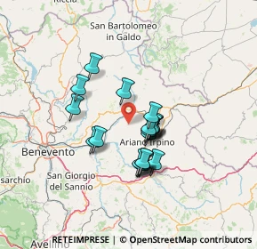 Mappa Via Dietro Corte, 83037 Montecalvo Irpino AV, Italia (10.599)