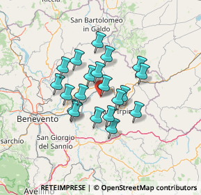 Mappa Via Dietro Corte, 83037 Montecalvo Irpino AV, Italia (10.624)