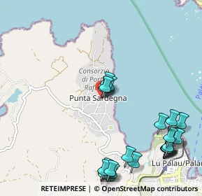 Mappa Localita' Porto Pollo, 07020 Palau SS, Italia (1.464)
