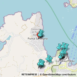 Mappa Localita' Porto Pollo, 07020 Palau SS, Italia (1.48889)
