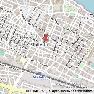 Mappa Via de Luca, 7, 70056 Molfetta, Bari (Puglia)