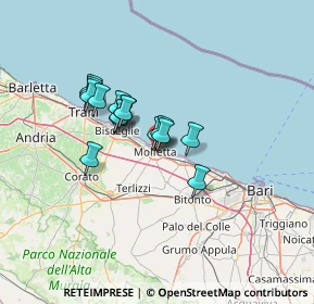 Mappa Via Bari, 70056 Molfetta BA, Italia (10.15)