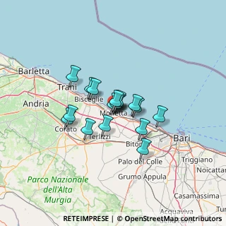 Mappa Via tenente Pomodoro, 70056 Molfetta BA, Italia (8.8)