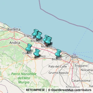 Mappa Via tenente Pomodoro, 70056 Molfetta BA, Italia (8.7255)