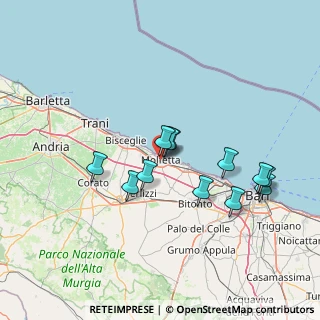 Mappa Via tenente Pomodoro, 70056 Molfetta BA, Italia (13.56667)