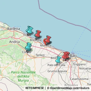 Mappa Via tenente Pomodoro, 70056 Molfetta BA, Italia (12.78563)