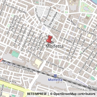Mappa Via Carlo Alberto, 35, 70056 Molfetta, Bari (Puglia)