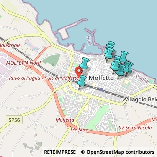 Mappa Via Savio Domenico, 70056 Molfetta BA, Italia (0.97273)