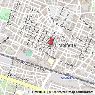 Mappa Via Pappalepore Tenente, 26, 70056 Molfetta, Bari (Puglia)