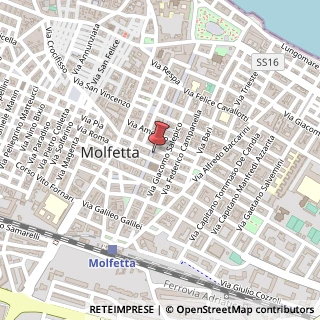 Mappa Corso Umberto I, 87, 70056 Molfetta, Bari (Puglia)