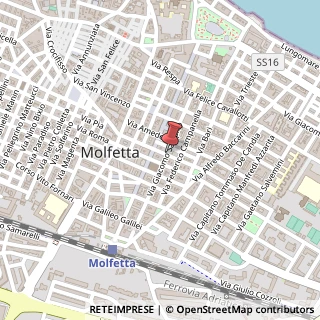 Mappa Via Corrado Giaquinto,  42, 70056 Molfetta, Bari (Puglia)