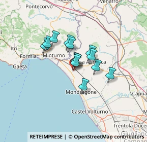 Mappa Via Arno, 81030 Cellole CE, Italia (9.18231)