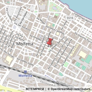 Mappa Via Bari, 72, 70056 Molfetta, Bari (Puglia)