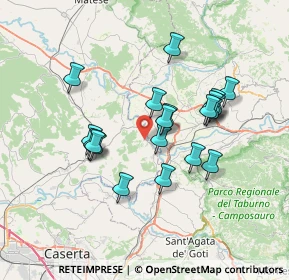 Mappa Via Crocelle superiore, 81010 Ruviano CE, Italia (6.5985)