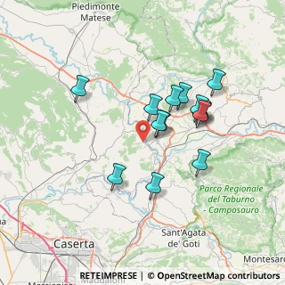 Mappa Via Crocelle superiore, 81010 Ruviano CE, Italia (6.46571)
