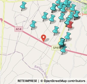 Mappa Autostrada Adriatica, 76011 Trani BT, Italia (2.71071)