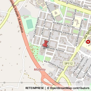 Mappa Via Freemantle, 46, 70056 Molfetta, Bari (Puglia)