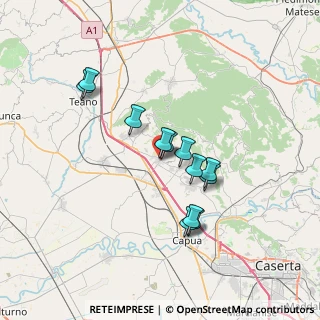 Mappa Via delle Zite, 81052 Pignataro Maggiore CE, Italia (6.24)