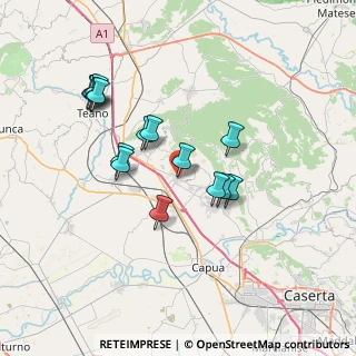 Mappa Via delle Zite, 81052 Pignataro Maggiore CE, Italia (7.07733)