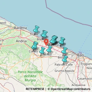 Mappa Contrada Coppe, 70056 Molfetta BA, Italia (9.23)