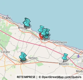 Mappa Via Don Piacente, 70056 Molfetta BA, Italia (6.848)