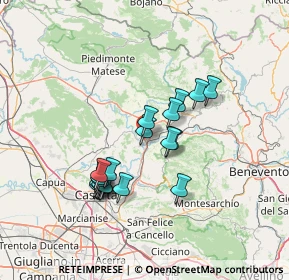 Mappa Contrada Calore, 82031 Amorosi BN, Italia (13.0595)