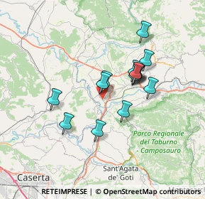 Mappa Contrada Calore, 82031 Amorosi BN, Italia (6.02143)