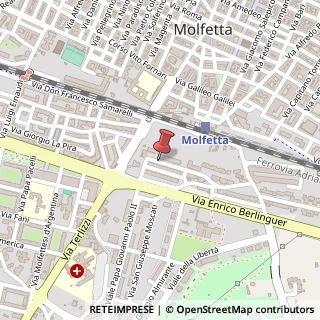 Mappa Via Generale Carlo Alberto Dalla Chiesa,  18, 70056 Molfetta, Bari (Puglia)