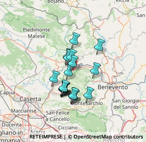 Mappa Via Monticelli, 82036 Solopaca BN, Italia (10.232)