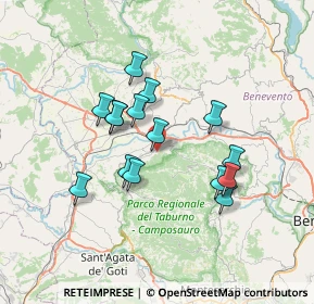 Mappa Via Monticelli, 82036 Solopaca BN, Italia (6.28533)