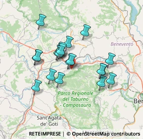 Mappa Via Monticelli, 82036 Solopaca BN, Italia (6.2265)