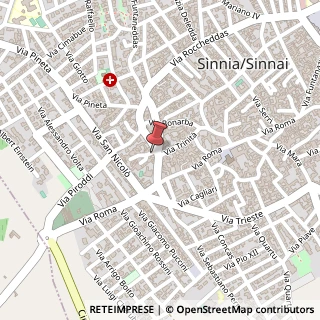 Mappa Via E. D'Arborea, 12a, 09048 Sinnai, Cagliari (Sardegna)