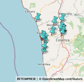 Mappa S:S.18 - Località Sciolle, 87038 San Lucido CS, Italia (12.18867)