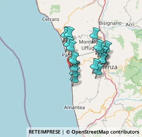 Mappa S:S.18 - Località Sciolle, 87030 San Lucido CS, Italia (10.7285)