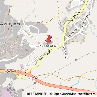 Mappa Via monteponi, 09016 Iglesias, Carbonia-Iglesias (Sardegna)