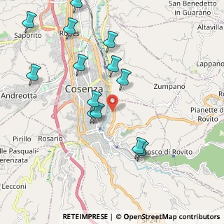 Mappa Via Lungo Crati Gergeri, 87100 Cosenza CS, Italia (2.38769)