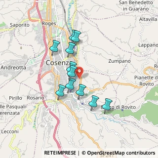 Mappa Via Lungo Crati Gergeri, 87100 Cosenza CS, Italia (1.60364)