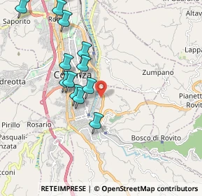 Mappa Via Lungo Crati Gergeri, 87100 Cosenza CS, Italia (2.20692)