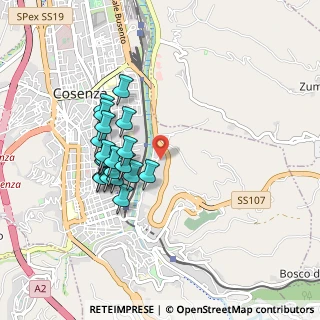 Mappa Via Lungo Crati Gergeri, 87100 Cosenza CS, Italia (0.8695)