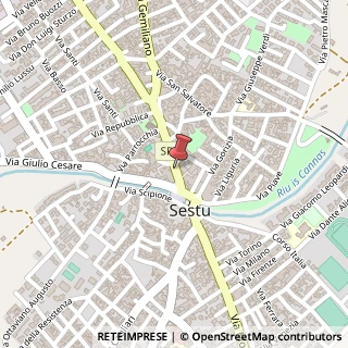 Mappa Viale Monastir, , 09028 Sestu, Cagliari (Sardegna)