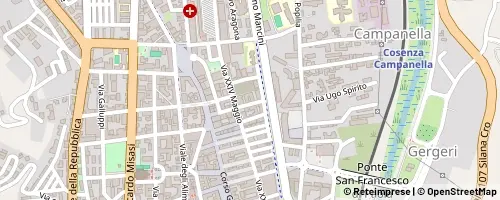 Mappa Cosenza