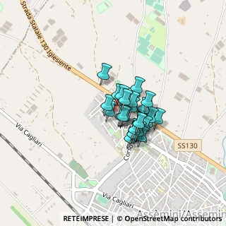 Mappa Via Botticelli, 09032 Assemini CA, Italia (0.28571)
