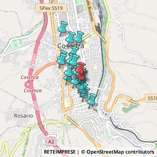 Mappa Via Maria Luigi Greco, 87100 Cosenza CS, Italia (0.522)