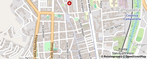 Mappa Cosenza