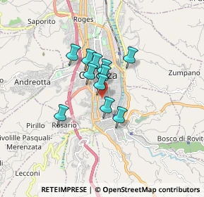 Mappa Via Luigi Miceli, 87100 Cosenza CS, Italia (1.15182)