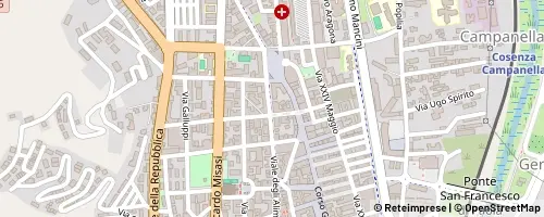 Mappa Cosenza