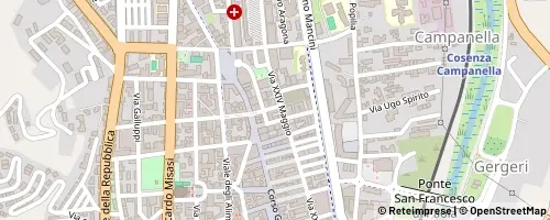 Mappa Cosenza