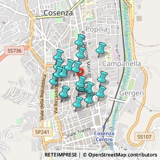 Mappa Piazza Ogaden, 87100 Cosenza CS, Italia (0.3355)