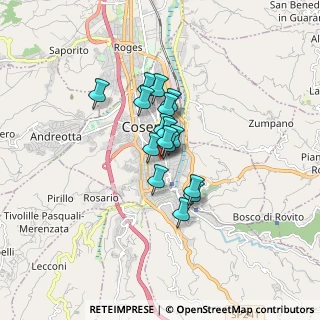 Mappa Piazza Ogaden, 87100 Cosenza CS, Italia (1.0975)